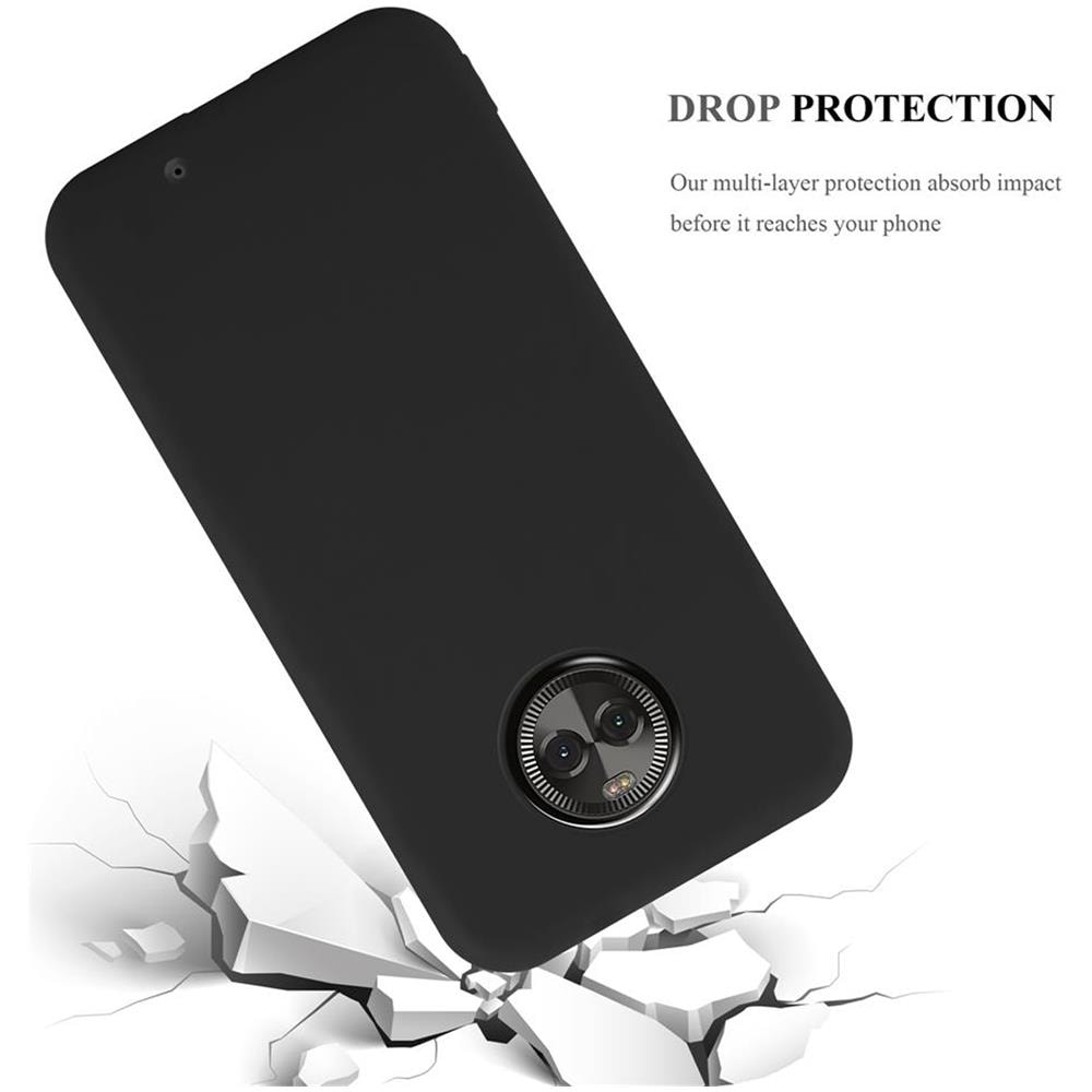 Cadorabo Custodia Compatibile Con Motorola Moto X4 In Candy Nero - Coperchio Protettivo In Silicone Tpu Flessibile - Foto 8