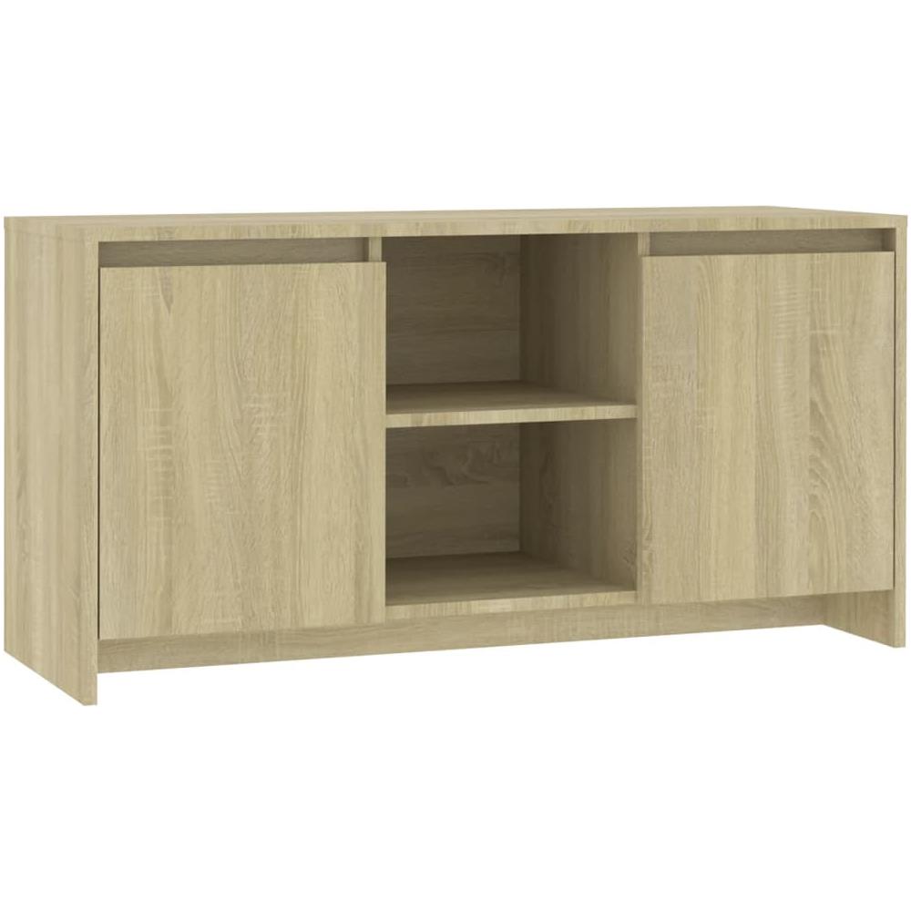 Mobile Porta TV Rovere Sonoma 102x37,5x52,5 cm in Truciolato - Foto 1