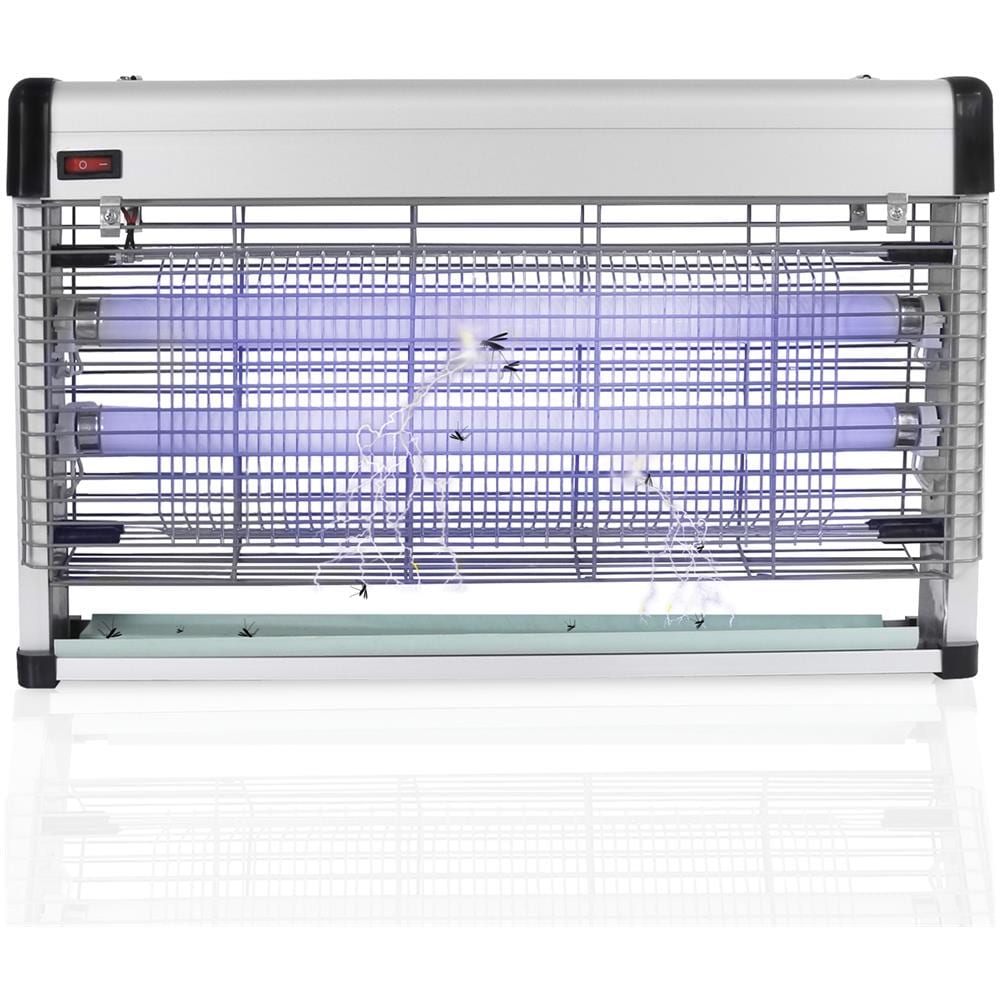 Lampada Elettrica Uccisore Di Insetti Potenza 20w (2x10w) Raggio D'azione 100m2, Con Due Lampade Di Ricambio, Finalmente È Possibile Sbarazzarsi Di Insetti Volanti Con Questo Uccisore Di Insetti. - Foto 1