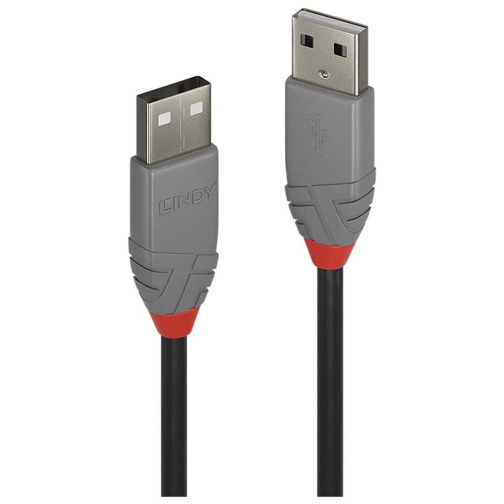 CAVO USB 2.0 TIPO A /A ANTHRA, 0.2M - Foto 1
