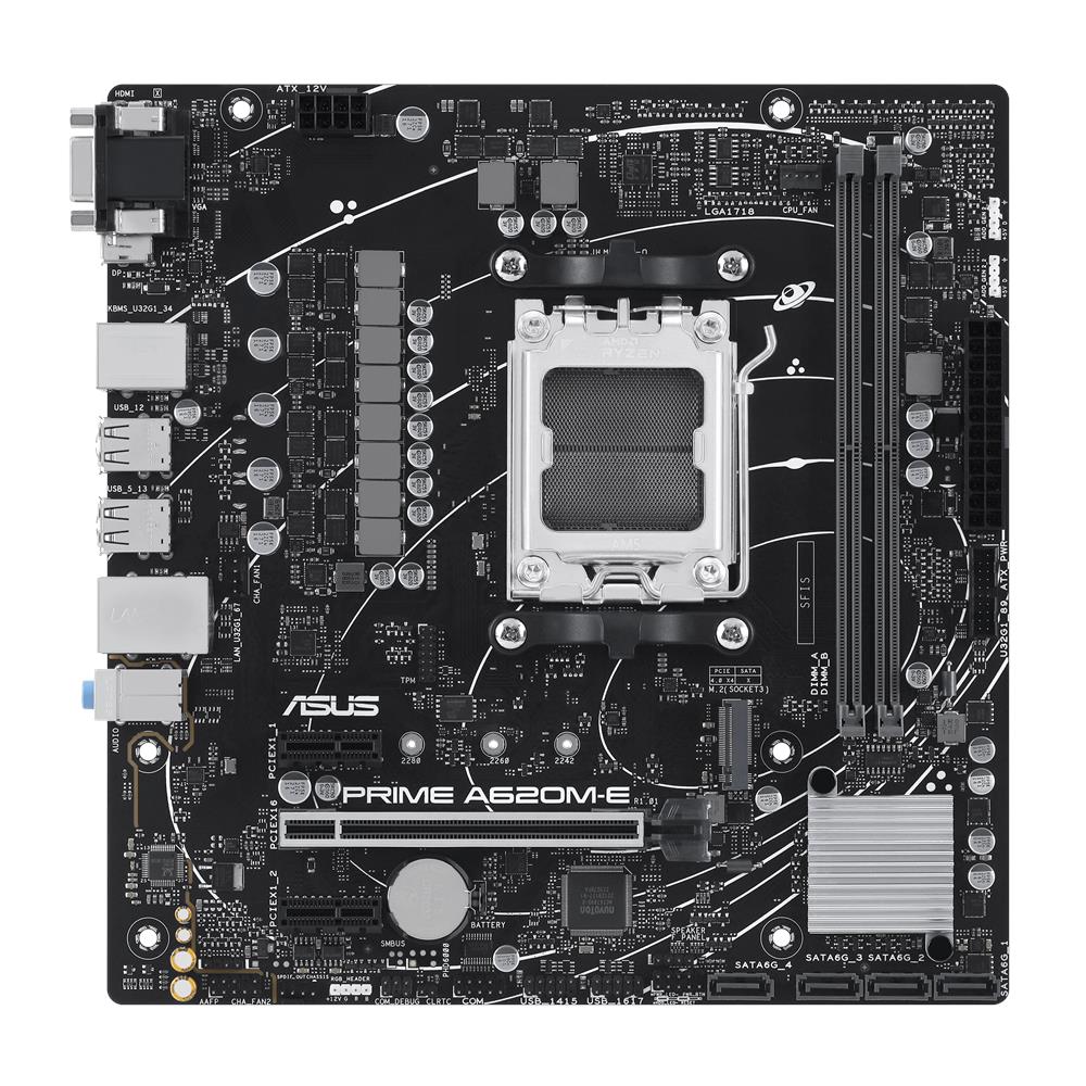 Scheda Madre Prime A620M-E-CSM Socket AM5 Chipset AMD A620 Micro-ATX - Foto 1