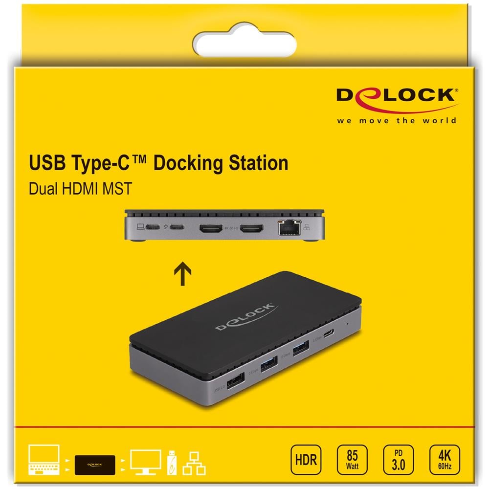 88271 Docking Station USB Type-C 4K - Dual HDMI MST / USB / Gibabit LAN / PD 3.0 85 W - Foto 5