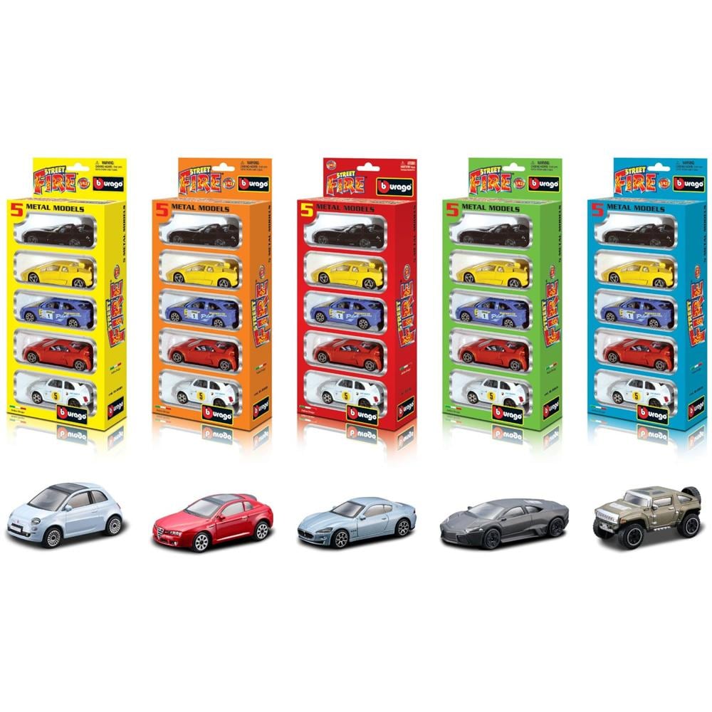 Auto Street Fire 1:43 - Pack 5 Pz - Foto 2