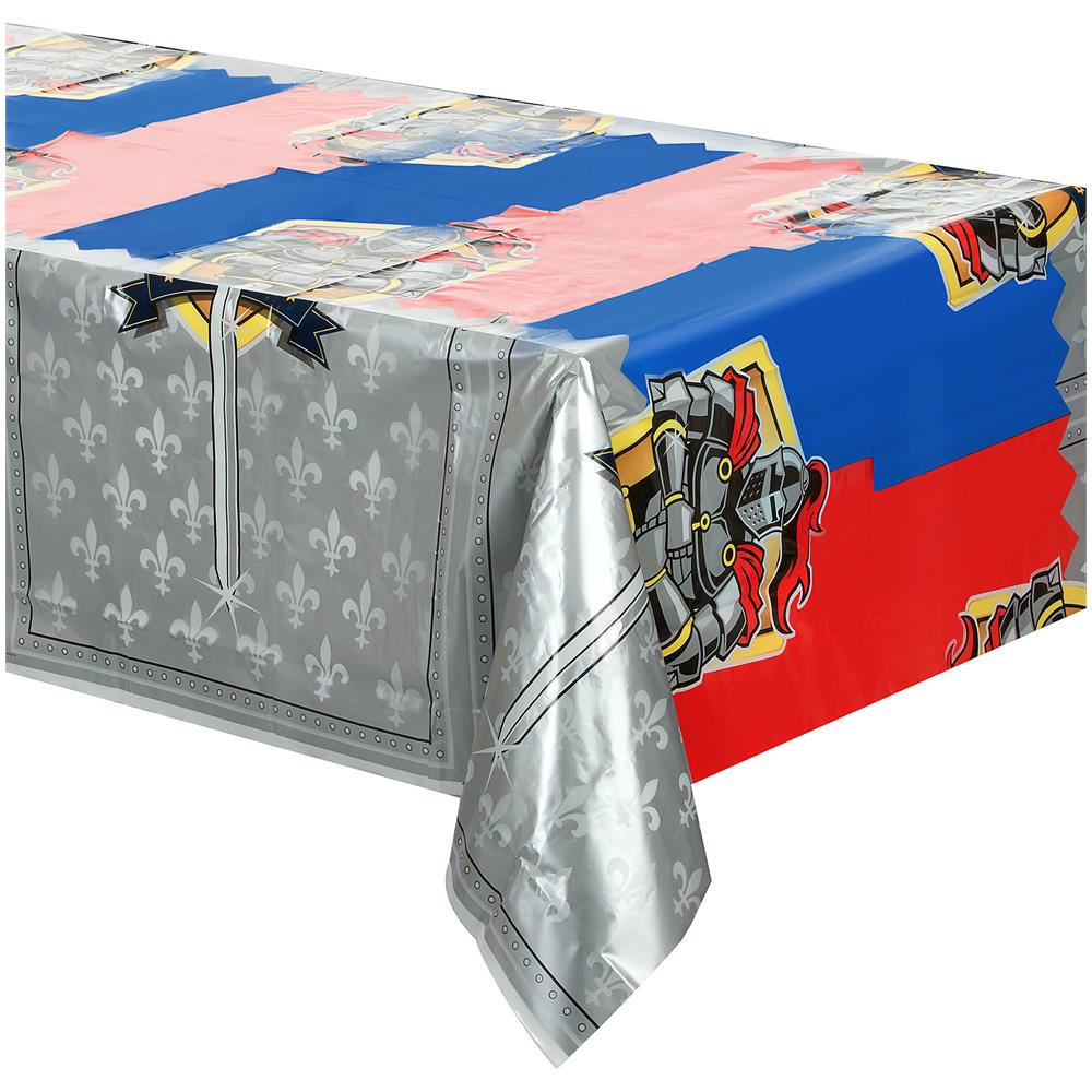 Tovaglia Di Plastica Cavalieri Taglia Unica - Foto 1