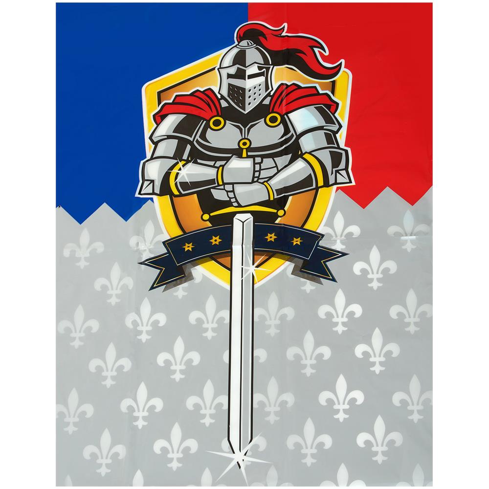 Tovaglia Di Plastica Cavalieri Taglia Unica - Foto 2