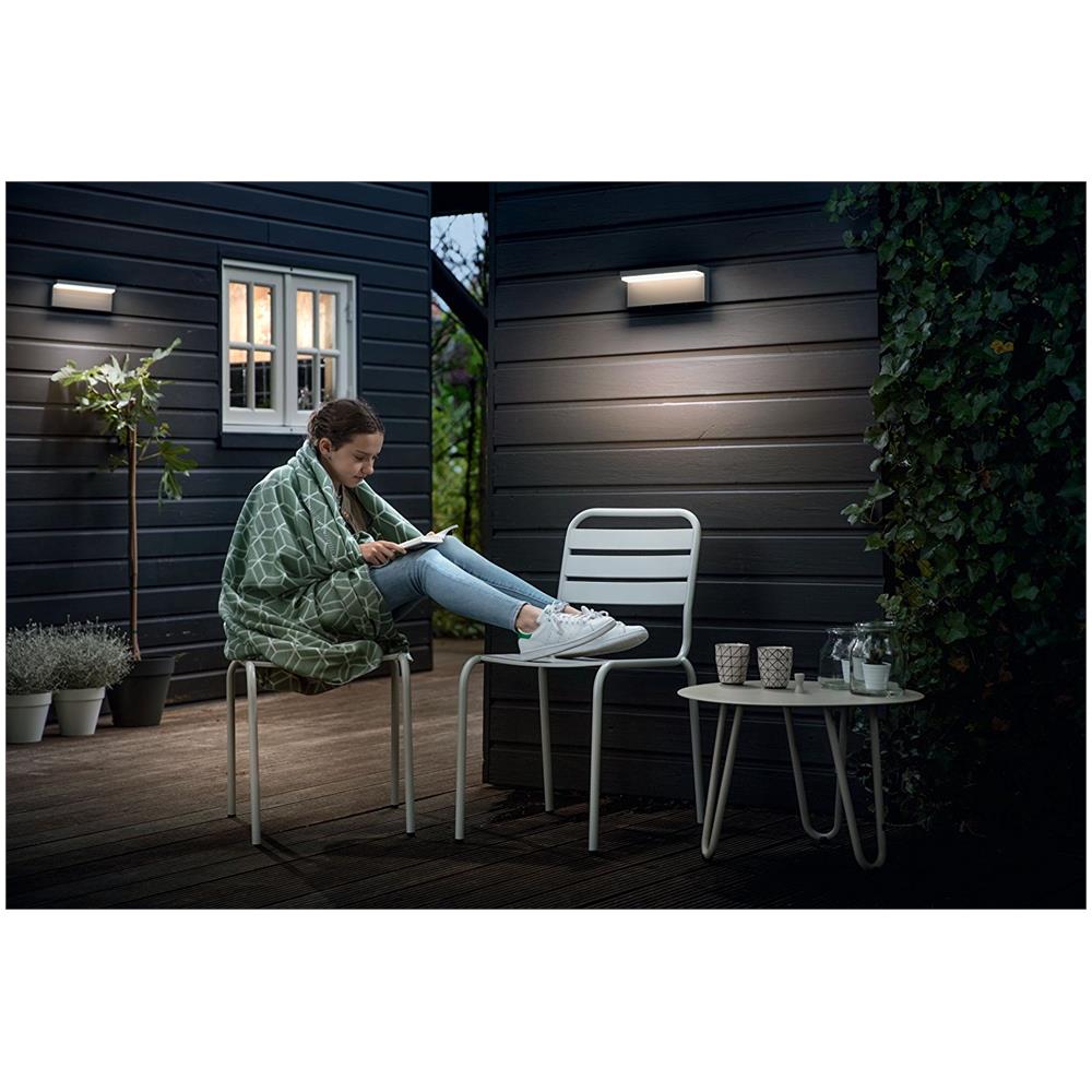 Bustan Lampada Da Parete Da Esterno, Led, Grigio Scuro - Foto 3