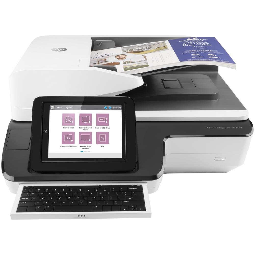Scanjet Enterprise Flow N9120 fn2 Scanner piano e ADF 600 x 600 DPI A3 Nero, Bianco - Foto 6