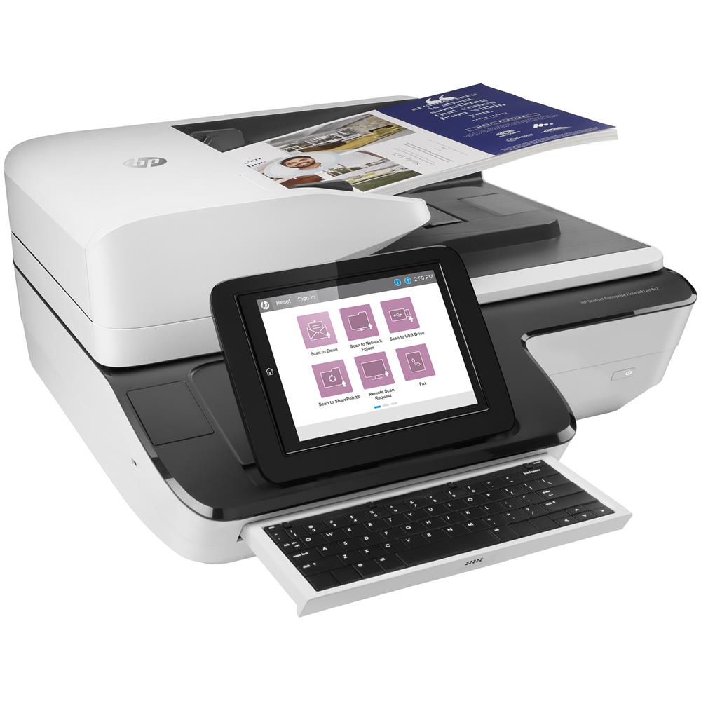 Scanjet Enterprise Flow N9120 fn2 Scanner piano e ADF 600 x 600 DPI A3 Nero, Bianco - Foto 1