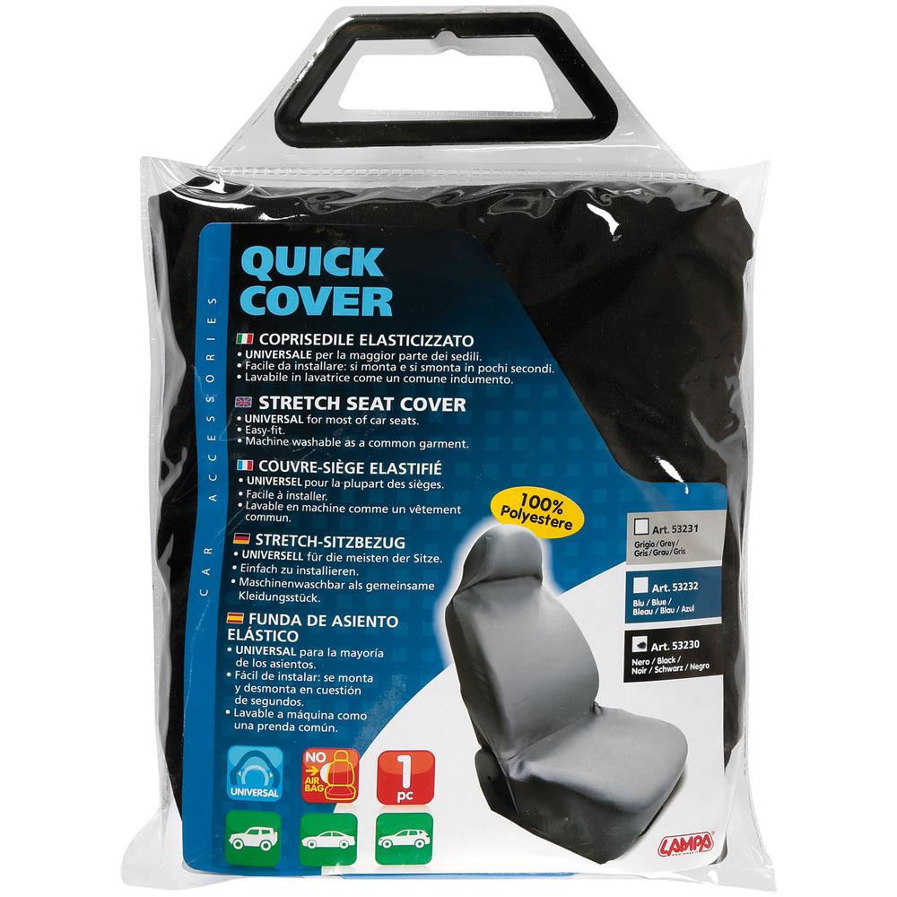 Coprisedile Quickcover Nero - Foto 6