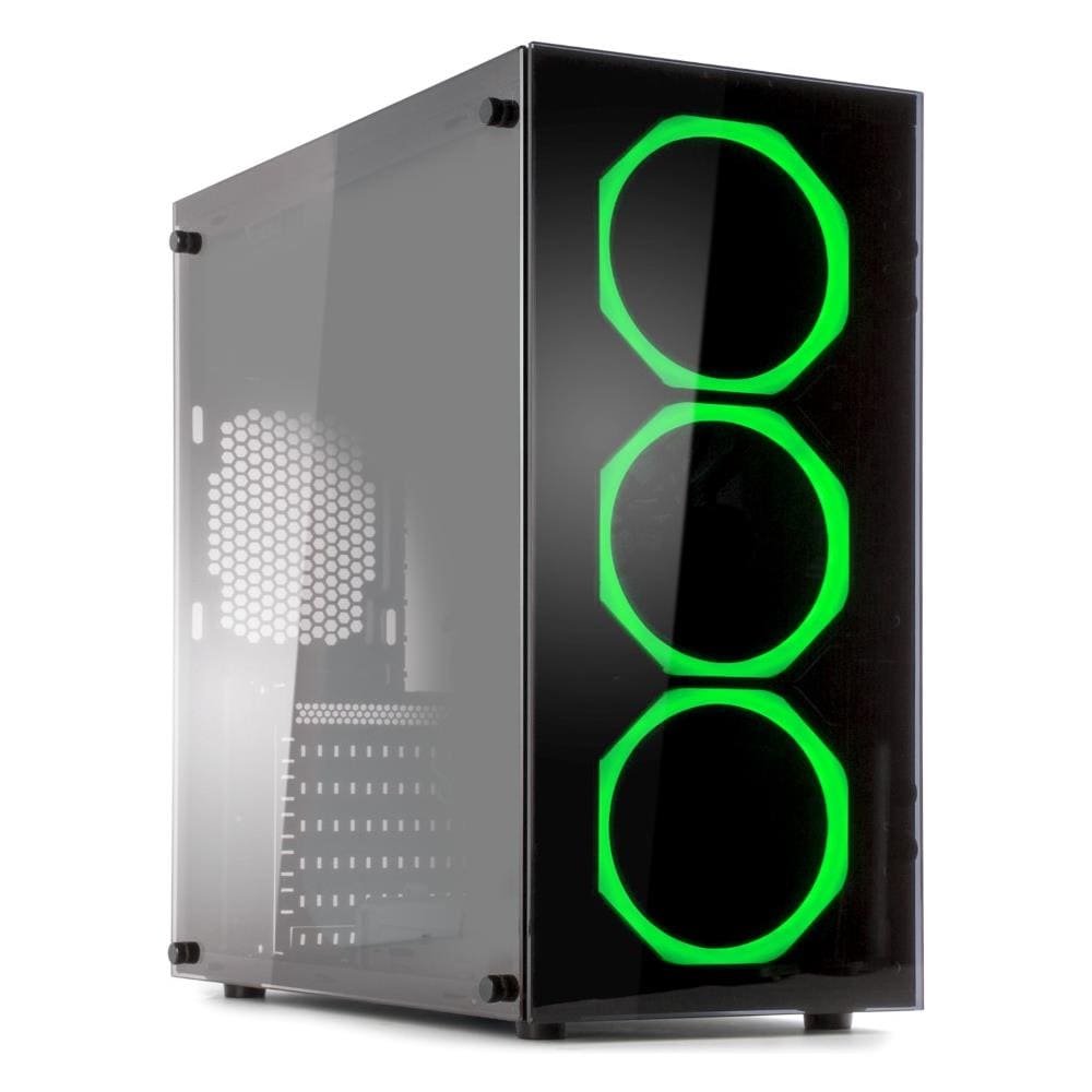 Case Cristal Tower ATX / Micro-ATX / Mini-ITX 1 Porte USB 3.0 Colore Nero (Finestrato) - Foto 1