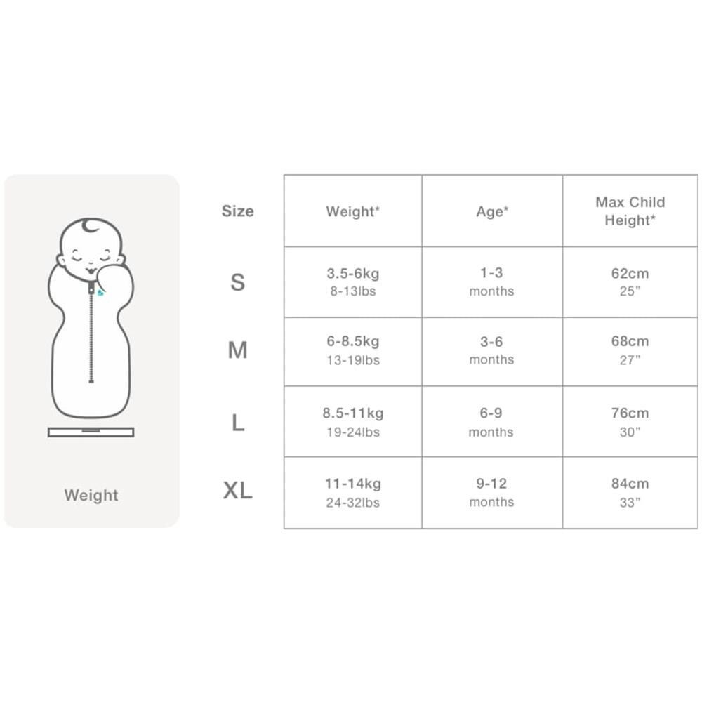 Sacco Fasciante Per Neonati Swaddle Up 50/50 M Grigio - Foto 7