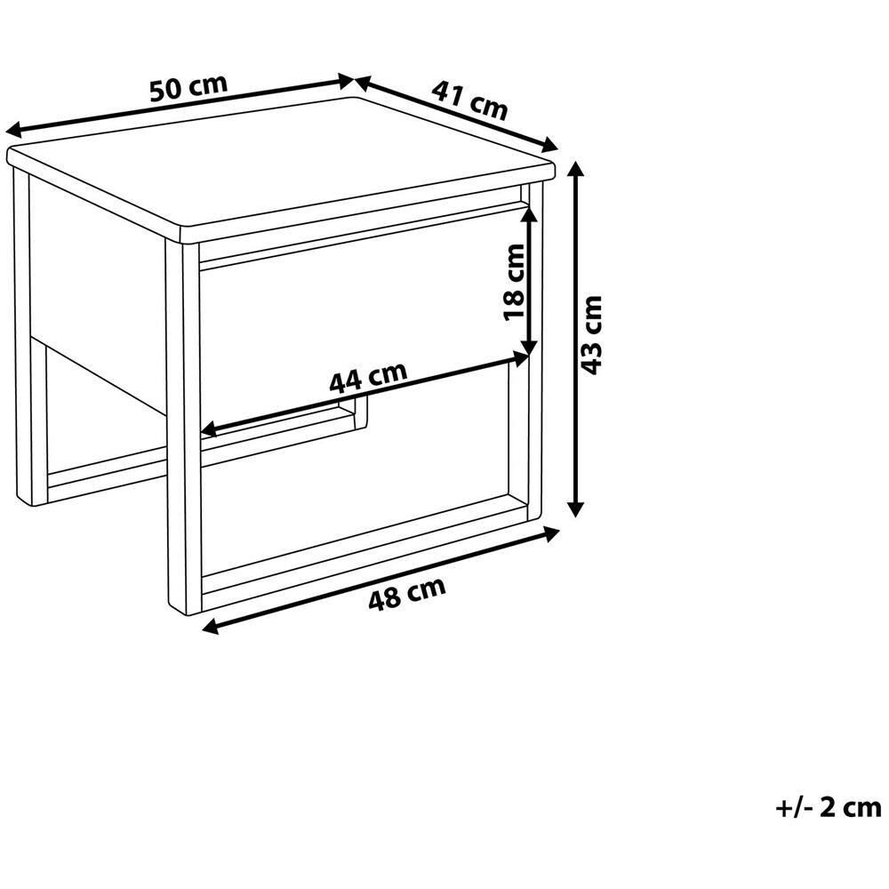 Comodino In Legno Bianco Giulia - Foto 2