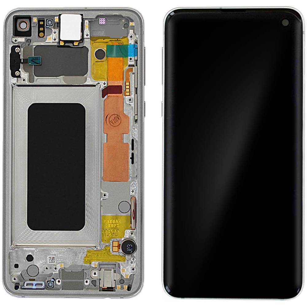 Schermo Lcd + Touch Screen Galaxy S10e Originale Bianco - Foto 1