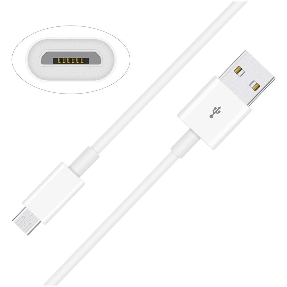 Cavo Di Ricarica Rapida Usb / micro-usb 1m Bianco - Foto 2