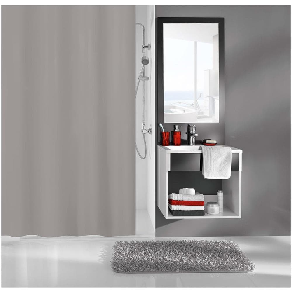 Tenda Da Doccia Kito 180x200 Cm Grigia - Foto 1