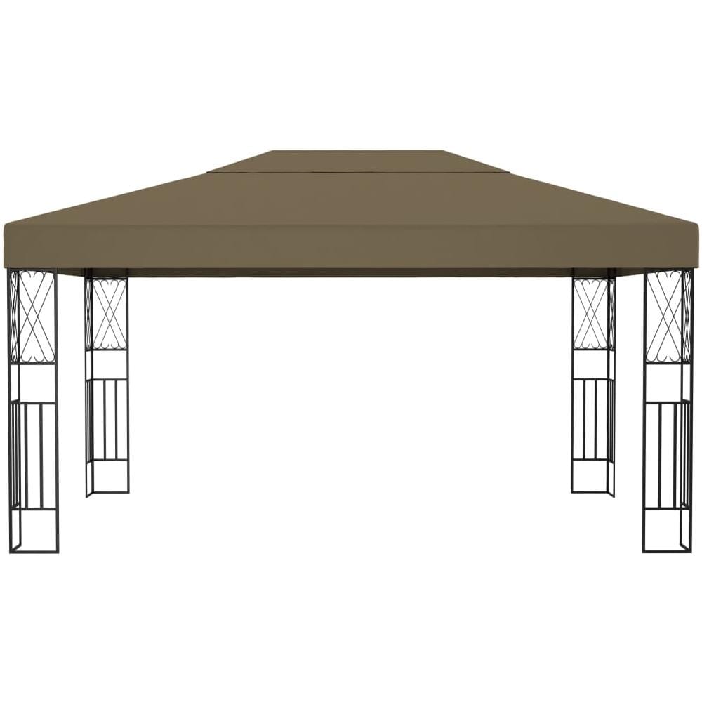 Gazebo 3x4 m Grigio Talpa in Tessuto - Foto 2