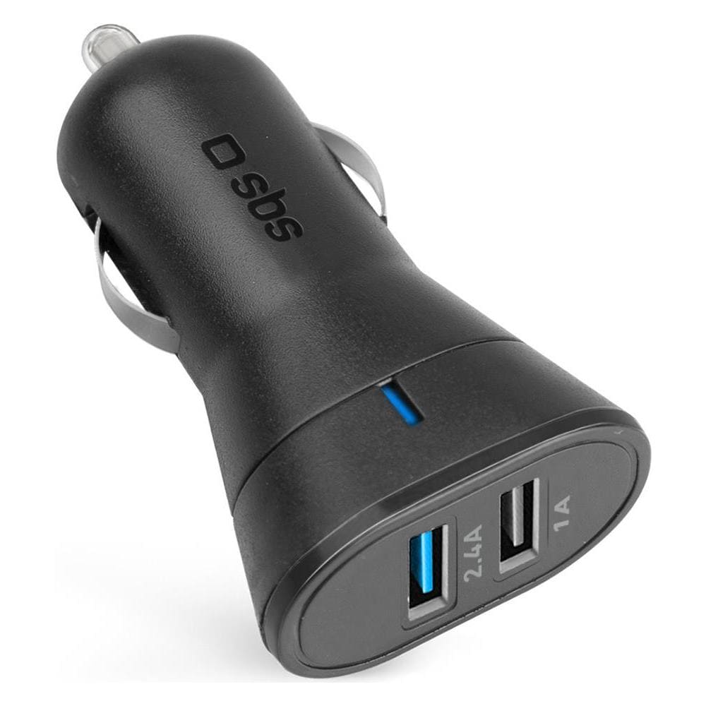 Caricabatterie Sbs Tecr2usb24afast Caricabatterie Da Auto Con 2 Uscite - Foto 2