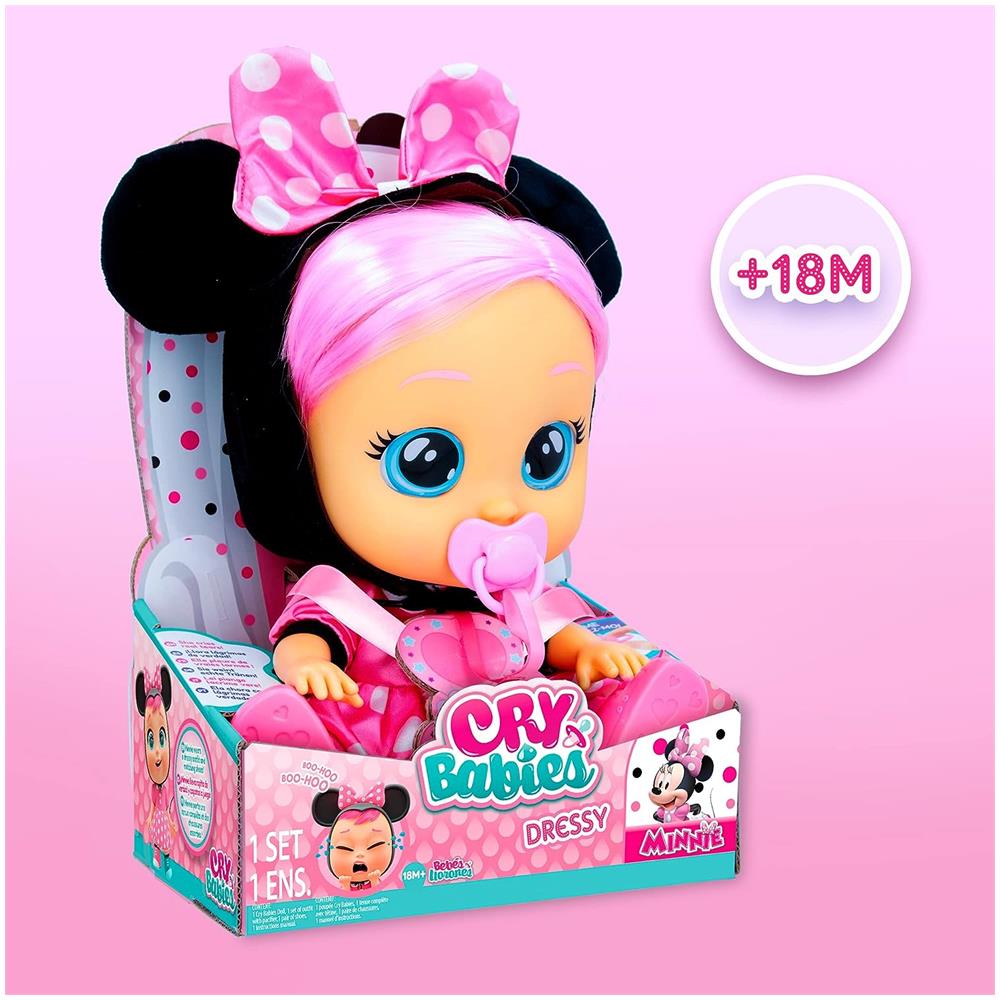 Bambola Imc Toys 86357 Cry Babies Dressy Minnie - Foto 2