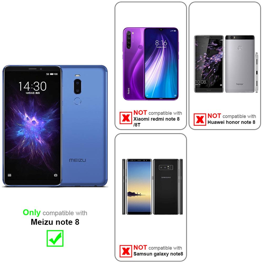 Pellicola Di Armatura Compatibile Con Meizu Note 8 In Elevata Trasparenza - Vetro Temperato (tempered) Di Protezione Del Display In Durezza 9h Con 3d Touch - Foto 2