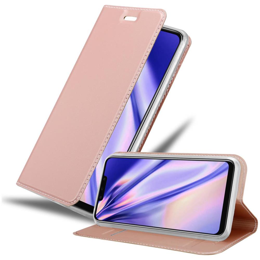 Custodia Compatibile Con Huawei Mate 20 Lite In Classy Oro Rosa - Coperchio Protettiva Con Chiusura Magnetica, Funzione Stand E Tasca Per Le Carte - Foto 1