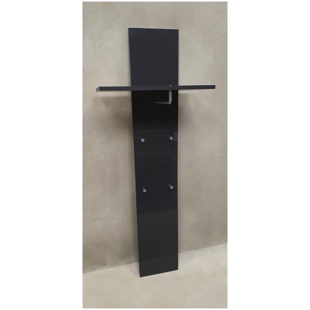 DMORA - Appendiabiti Verticale, Made In Italy, Con Ripiano E 4 Ganci ...