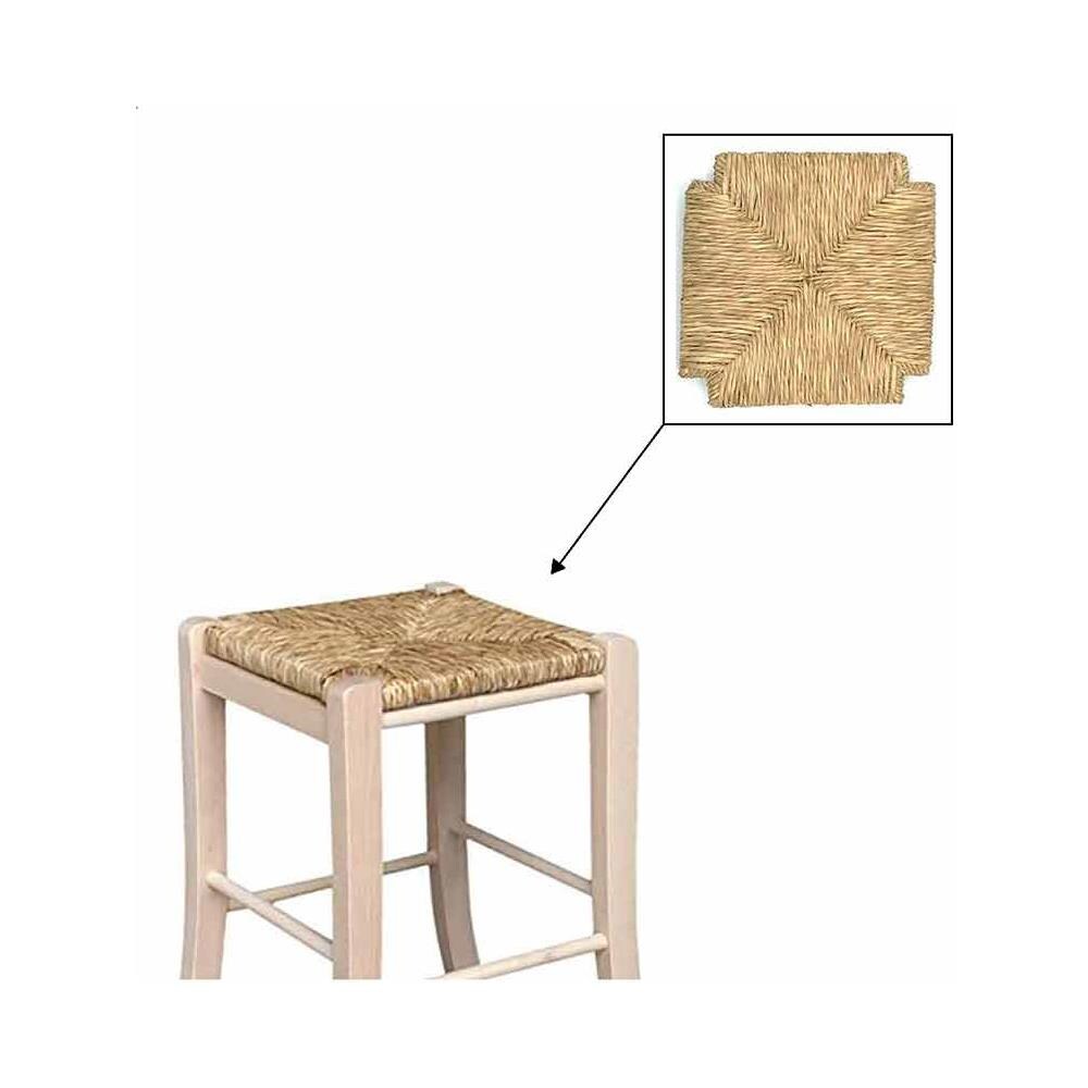 Ricambio In Paglia Per Sgabello Quadrato 30x30 Mod (772) - Foto 2
