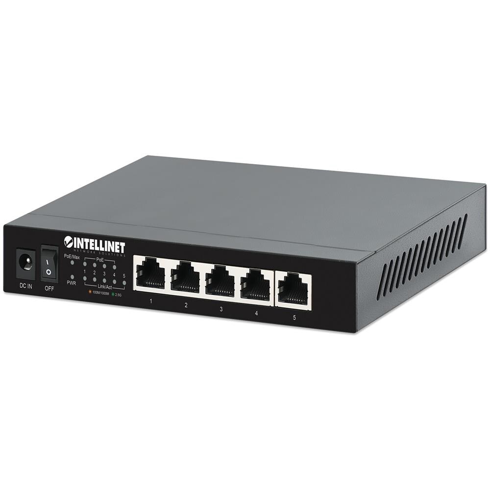 5-port 2,5g Ethernet Poe+ Switch Vier Pse Poe+ Ports, 10/100/1000/2500 Mbit /s Auf Allen Ports, 55 W Poe-leist - Foto 1
