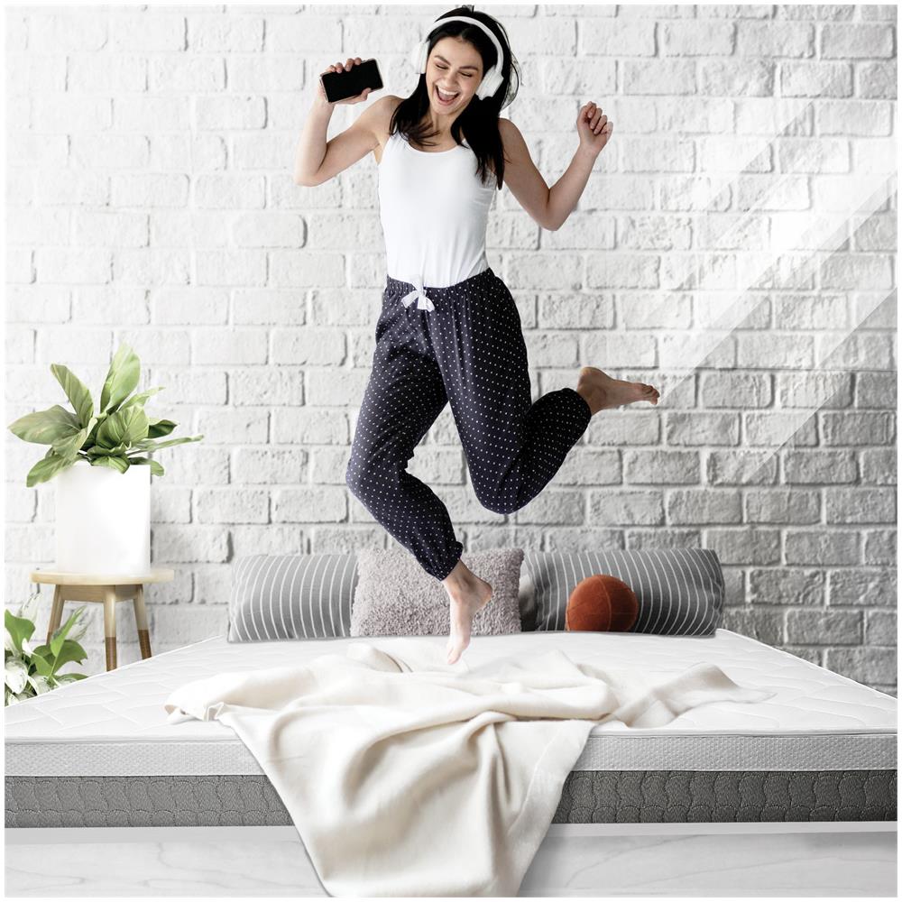 Materasso Memory 80 X 200 Singolo 100% Made In Italy | Ortopedico Medio Rigido | Sistema Di Alleviamento Dei Punti Di Pressione | Anallergico, Antibatterico E Antiacaro | Alta Traspirabilità - Foto 6