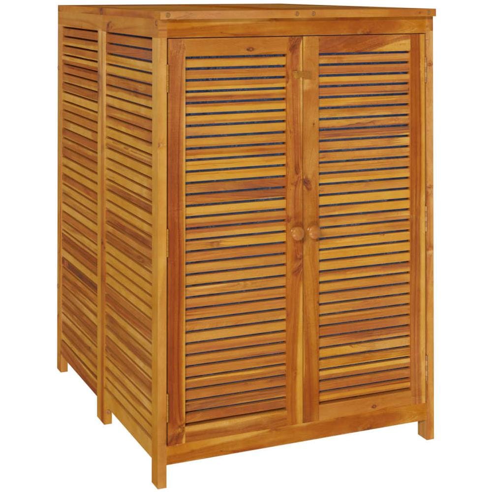 Contenitore Da Giardino 70x87x104cm In Legno Massello Di Acacia - Foto 2