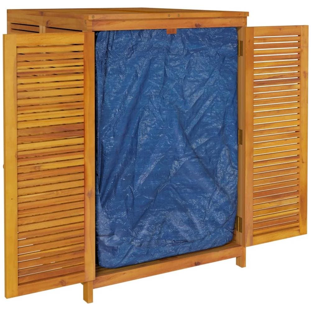 Contenitore Da Giardino 70x87x104cm In Legno Massello Di Acacia - Foto 3