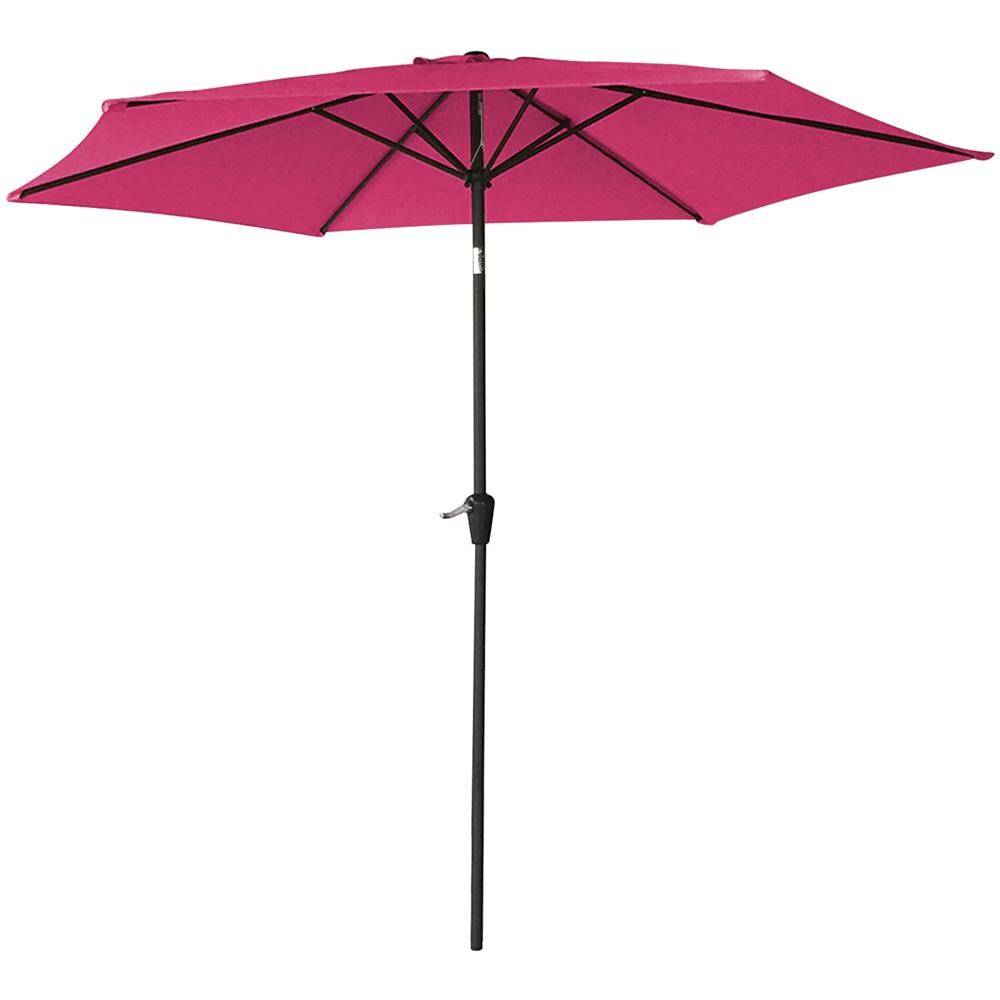 Hapunaombrello Rotondo Diritto Diametro 2,70m Fucsia - Foto 1