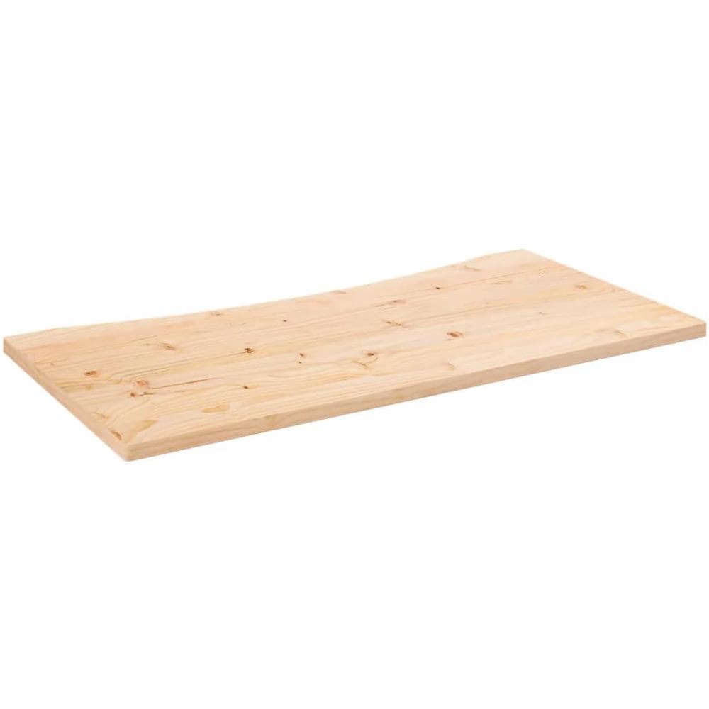 Piano Scrivania 110x55x2,5 Cm In Legno Massello Di Pino - Foto 2