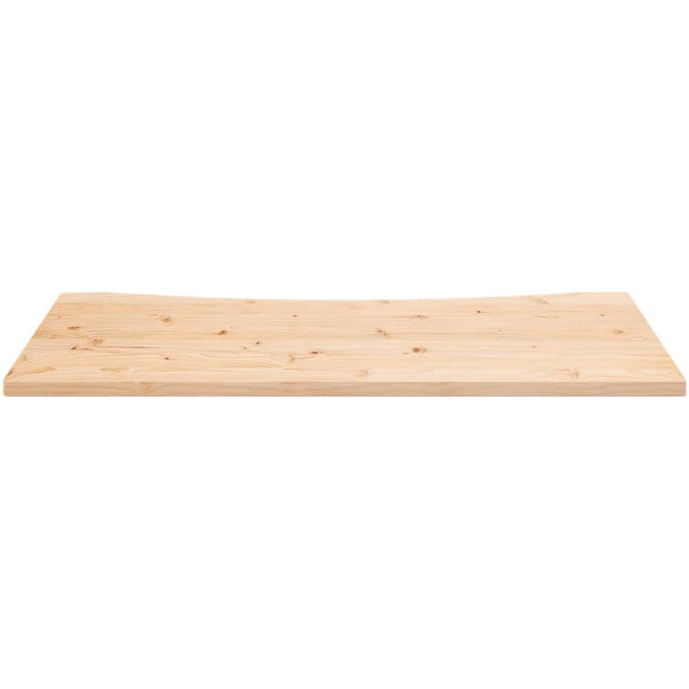Piano Scrivania 110x55x2,5 Cm In Legno Massello Di Pino - Foto 3