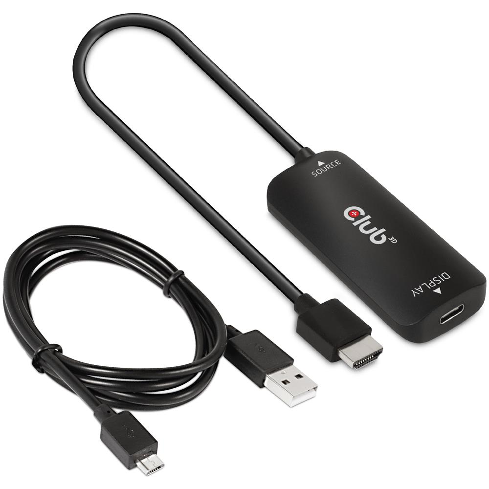 CAC-1336 cavo e adattatore video 1 m HDMI + USB USB tipo-C Nero - Foto 12