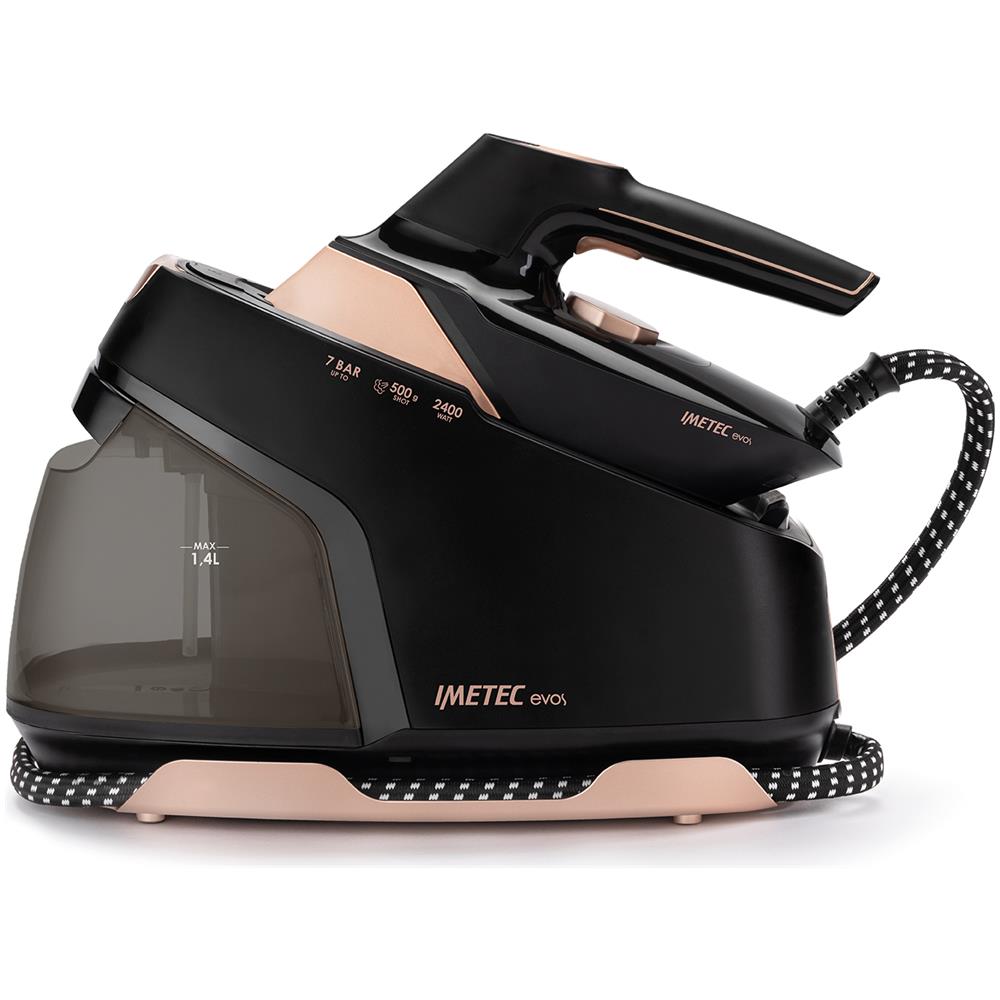 Ferro da Stiro a Vapore 9034 con CaldaiaTecnologia Flash Steam Piastra Infinity Glide Potenza 2400 W Colore Nero / Oro Rosa - Foto 1