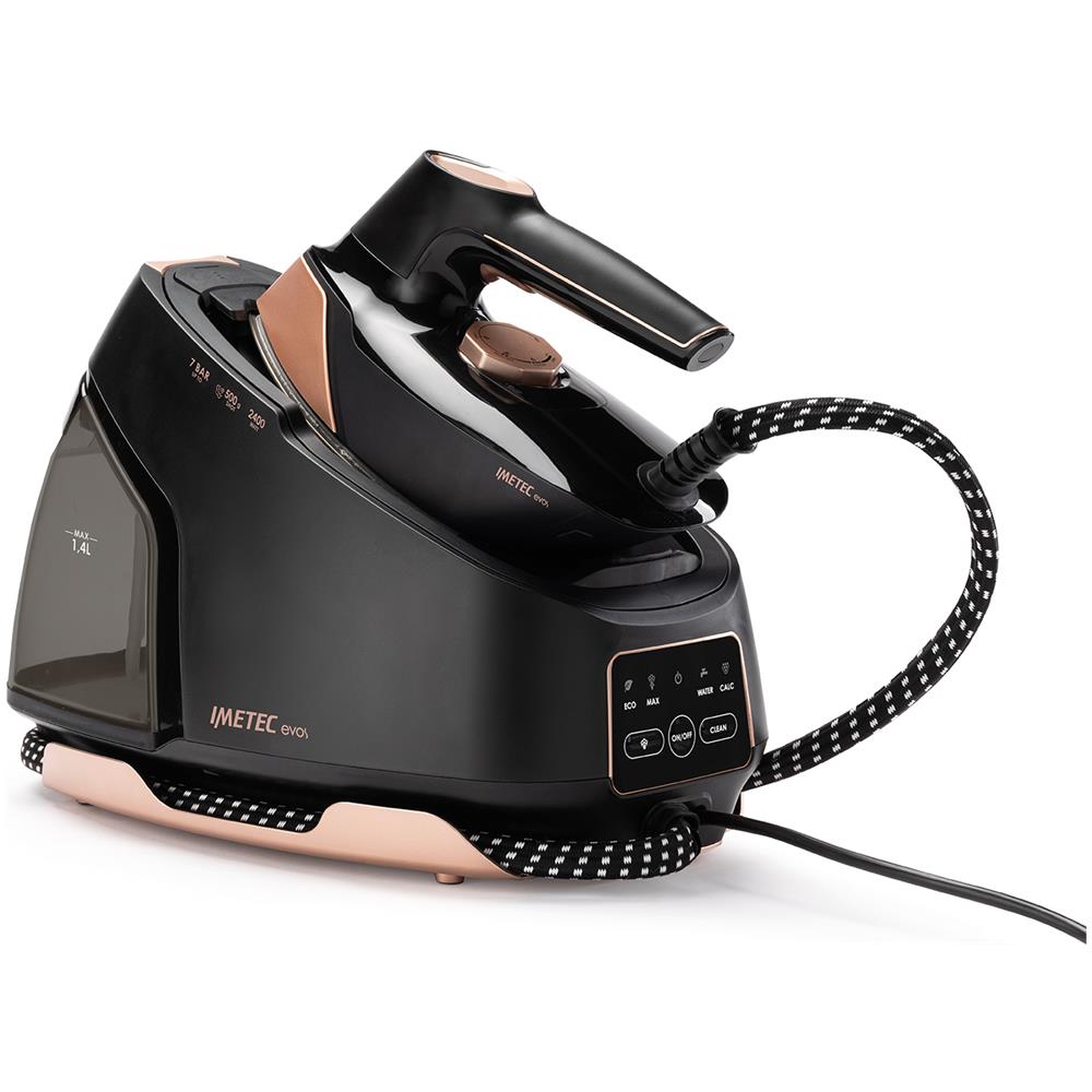 Ferro da Stiro a Vapore 9034 con CaldaiaTecnologia Flash Steam Piastra Infinity Glide Potenza 2400 W Colore Nero / Oro Rosa - Foto 2