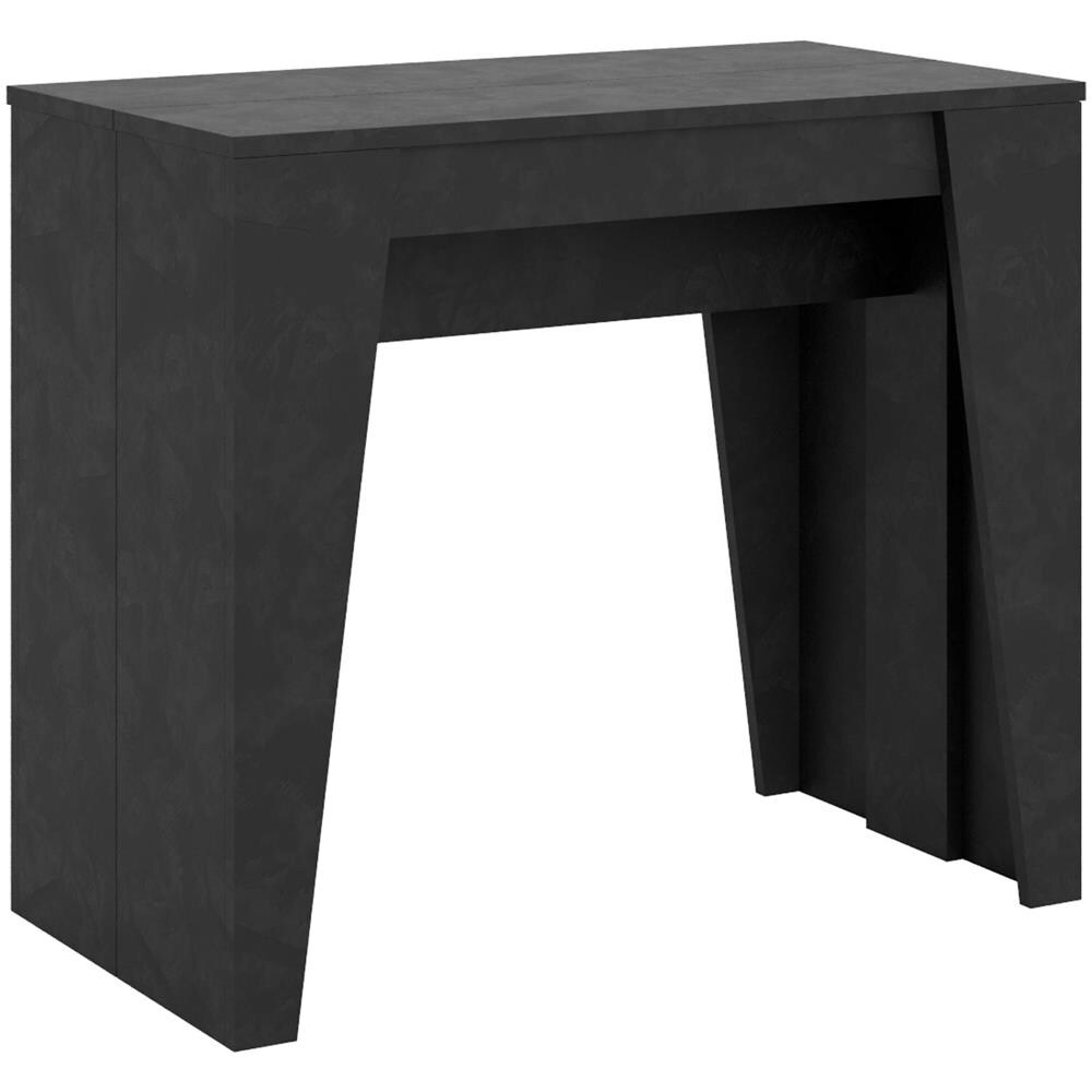 Consolle allungabile 90x48/204 cm Anvar Small antracite spatolato - Foto 1