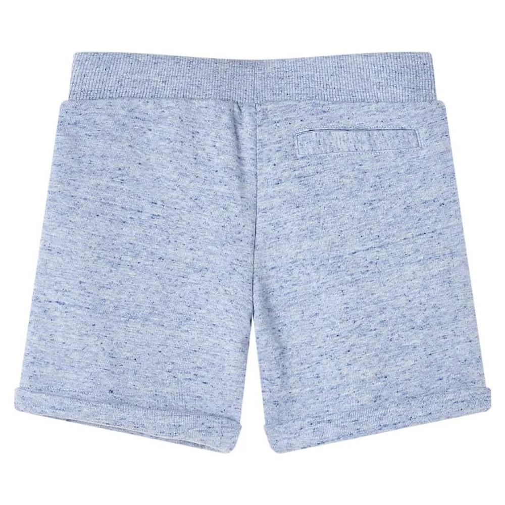 Pantaloncini per Bambini con Coulisse Blu Mélange 128 - Foto 2