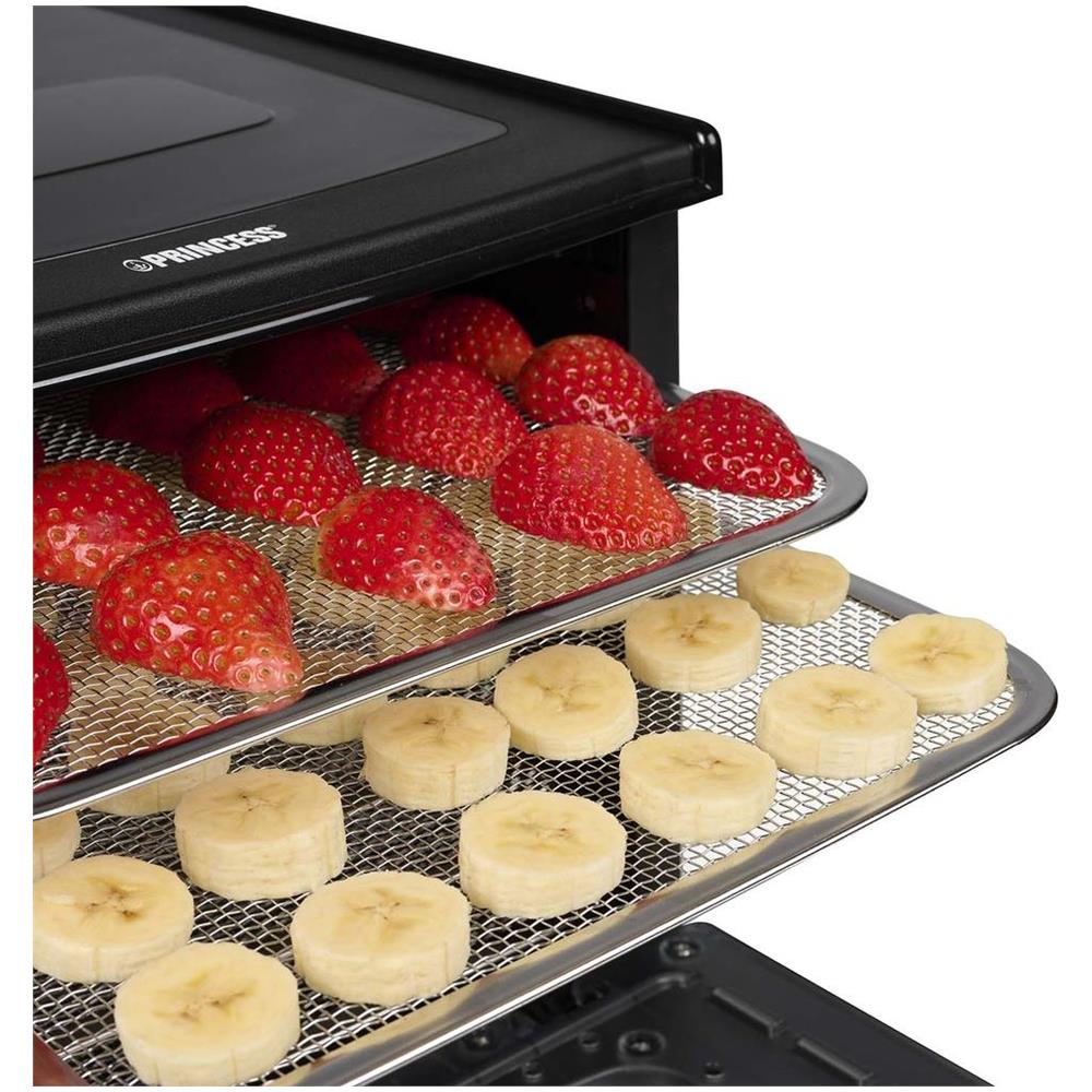 Essiccatore per Alimenti 6 Ripiani 550W Nero - Foto 2