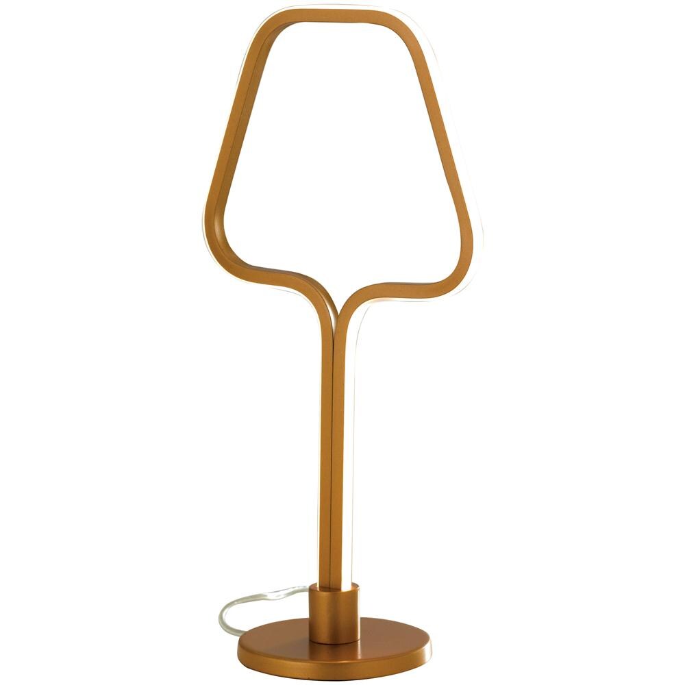 LED-SINATRA-L - Lampada a led da tavolo dai colori bianco e arancio 7,5 watt - Foto 1