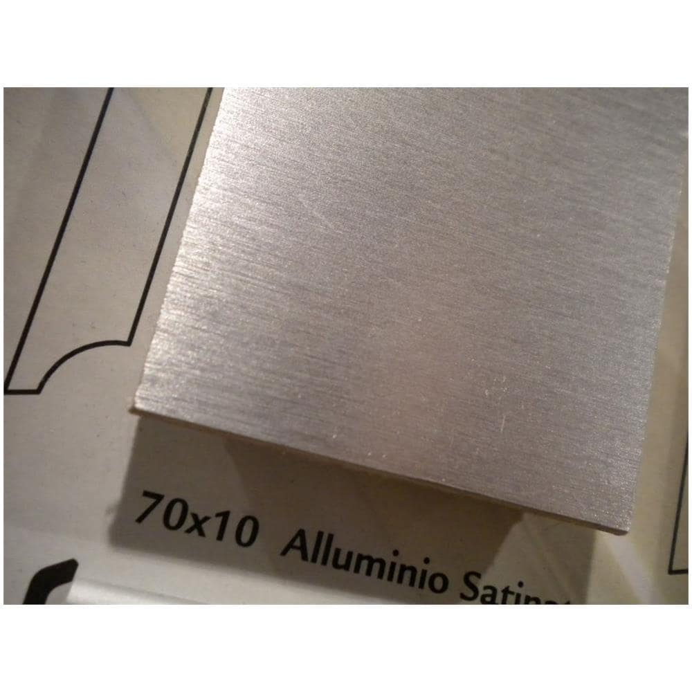 Battiscopa Rivestito Alluminio Su Mdf 70x10 All Inclusive (prezzo al metro lineare) - Foto 1