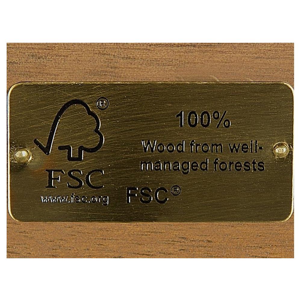 Set Da Giardino 7 Posti In Legno Certificato Cuscini Grigi Inclusi Pataja - Foto 2