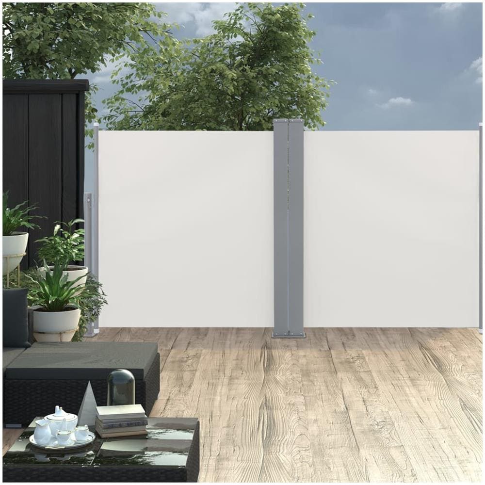 Tenda Da Sole Laterale Retrattile Crema 100x600 Cm - Foto 2