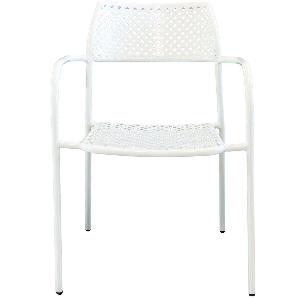 Index - Set Tavolo In Metallo Cm 80 X 80 X 73h Con 2 Poltrone Aviim - Foto 4