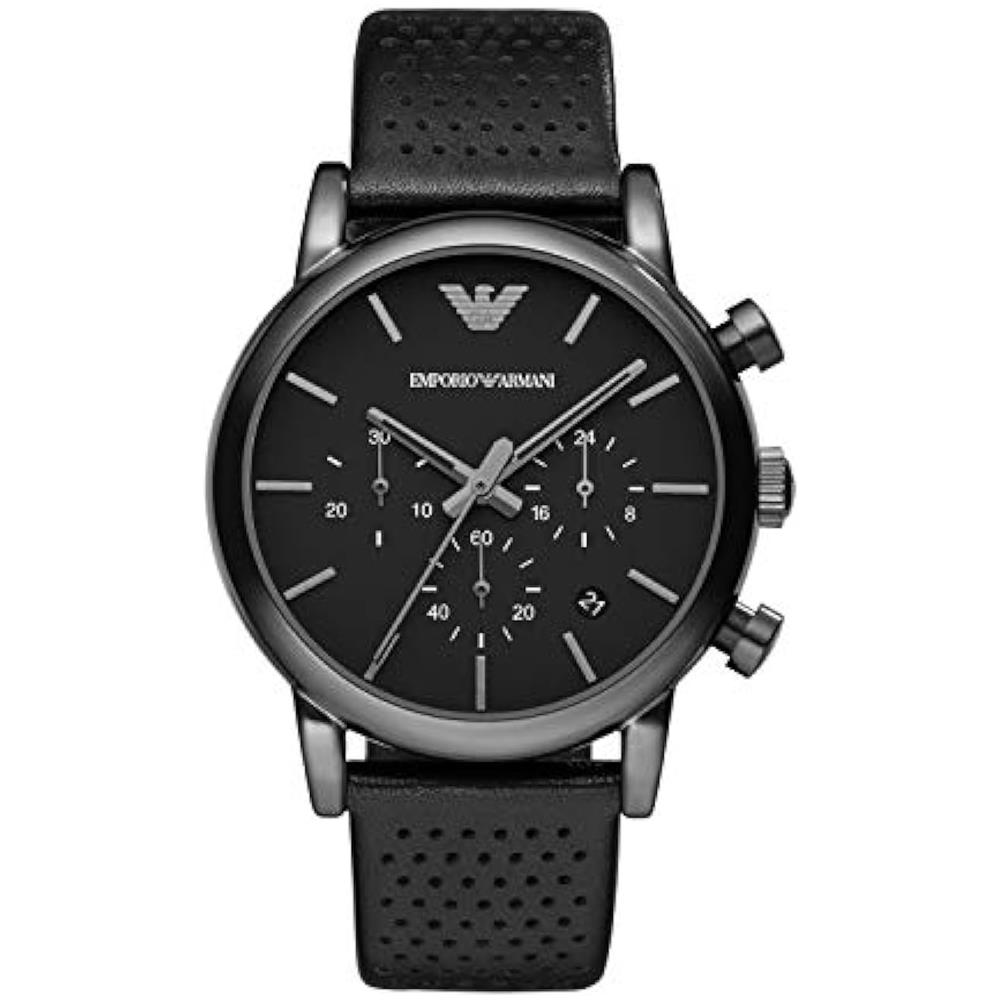 Ar1737 Orologio Da Polso Uomo Quarzo Pelle Cronografo - Foto 2