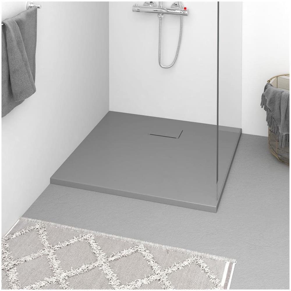 Piatto Doccia In Smc Grigio 90x80 Cm - Foto 1
