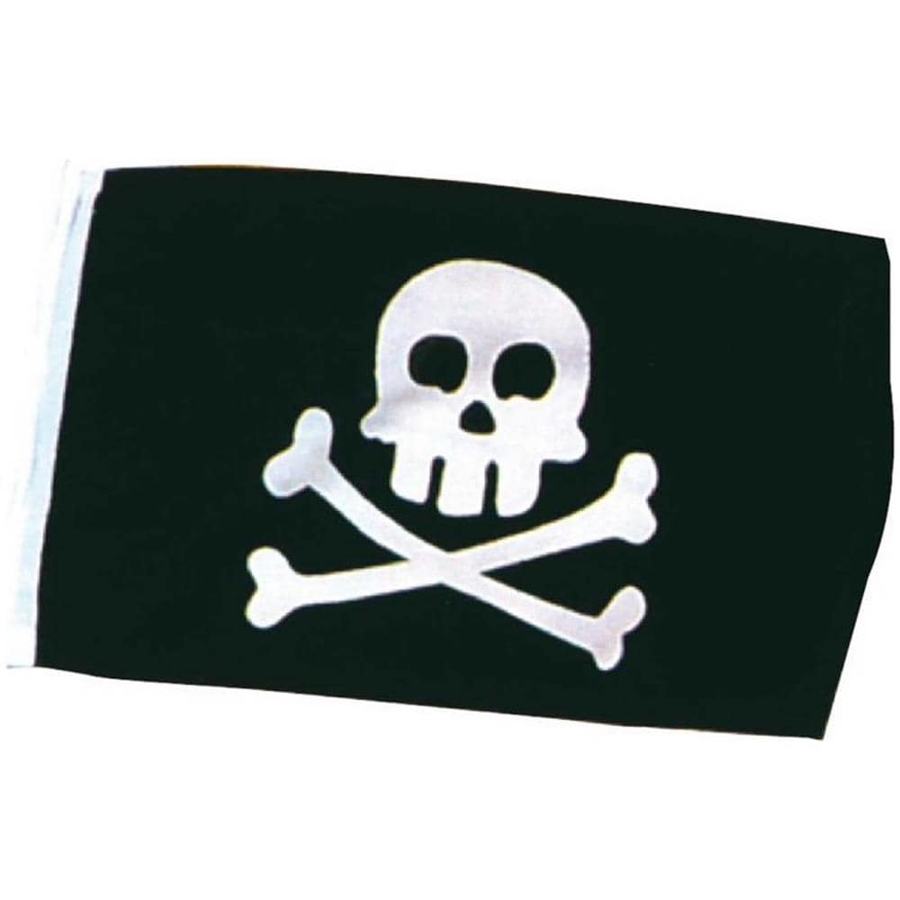 Bandiera Pirata Cm 30x45 Per Barca Gommone Imbarcazione - Foto 1