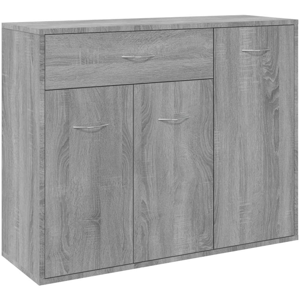 Credenza Grigio Sonoma 88x30x70 Cm In Legno Ingegnerizzato - Foto 2