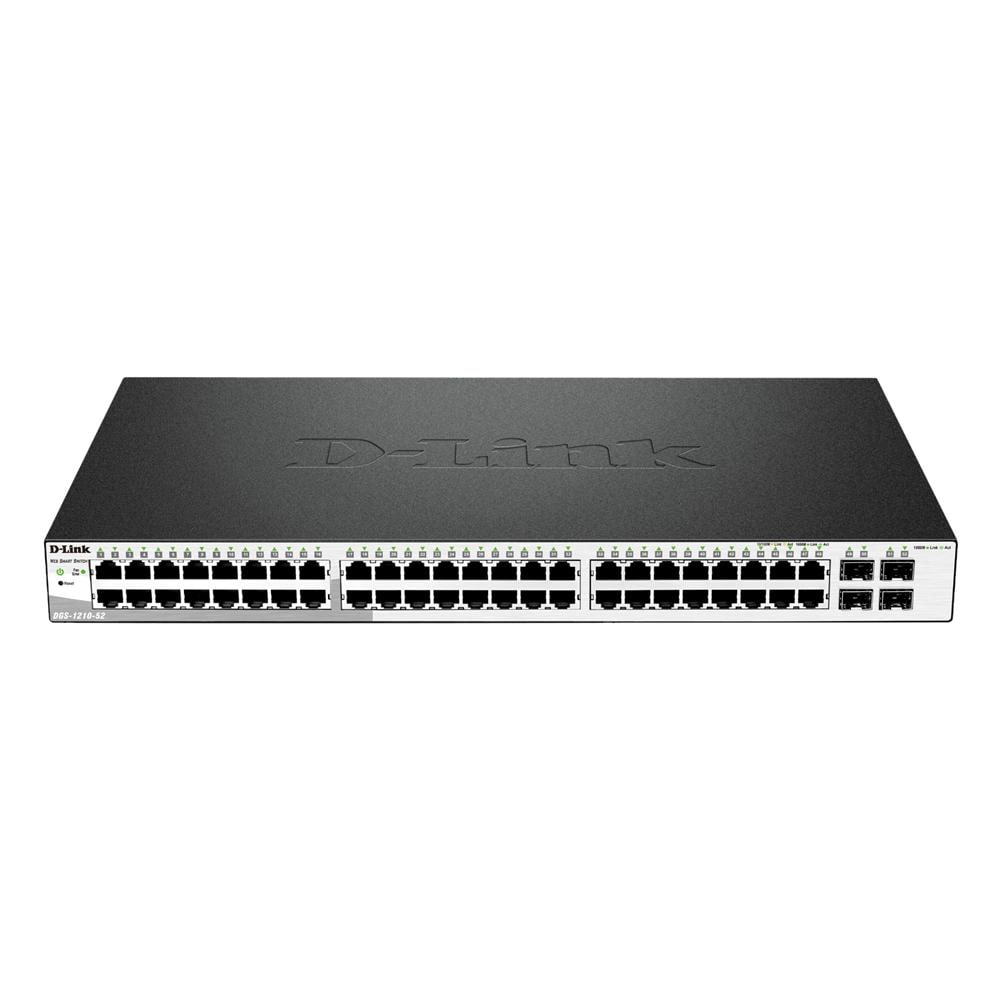 Switch DGS-1210-52 Gestito L2 Gigabit Ethernet (10/100/1000) 1U RJ-45 1000BASE-T, 100BASE-TX, 10GBASE-T Nero - Foto 1