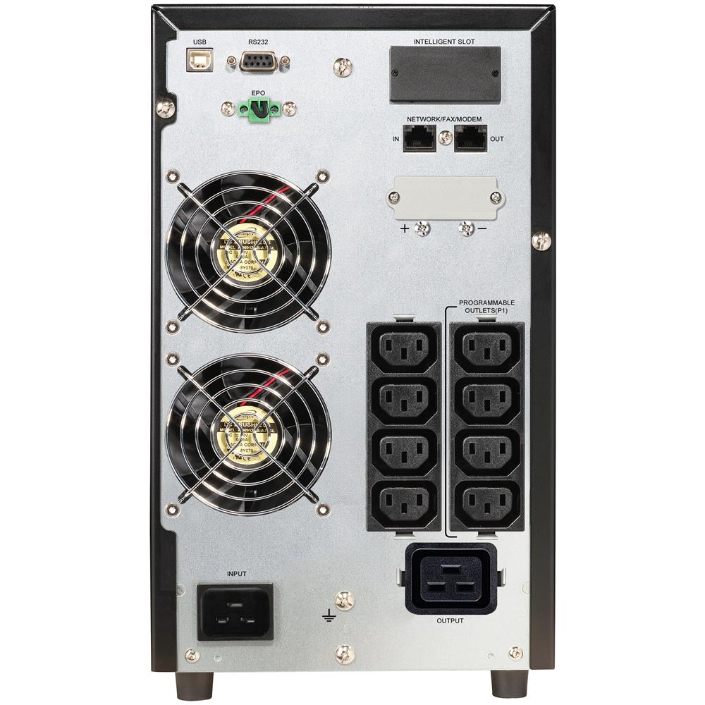 Gruppo di Continuità UPS On-Line VFI 3000 CG PF1 con Fattore di Potenza 1 (3000VA / 3000W) - Foto 2